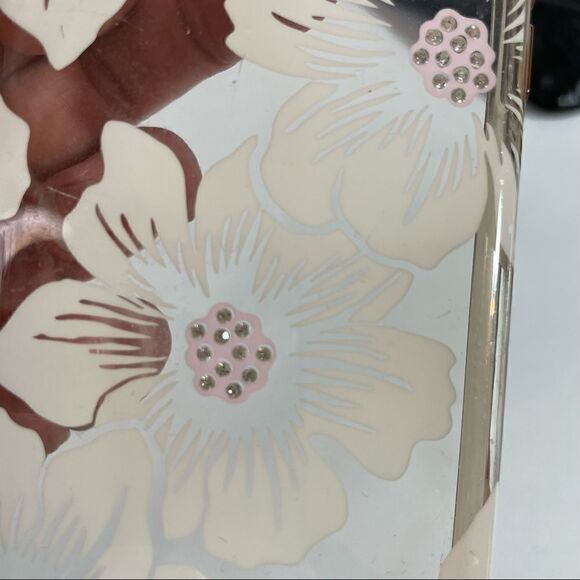 Kate Spade New York IPhone X case: Clear/Rhinestone/Off White Floral/Rhinestone - Picture 6 of 6
